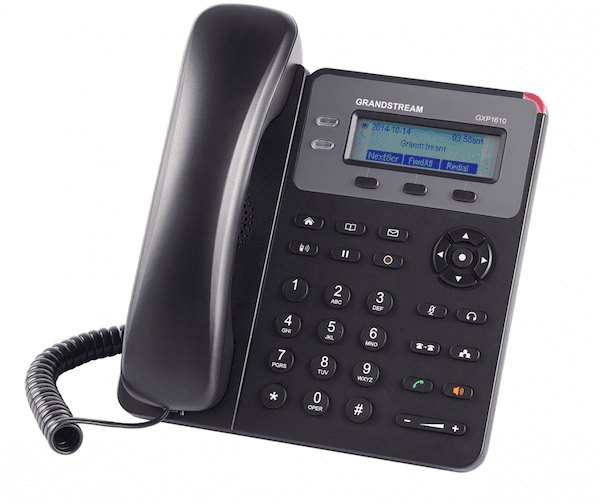 Teléfono IP SMB de 2 Líneas, 1 Cuenta SIP con 3 teclas de función programables y conferencia de 3 vías