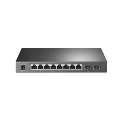 Switch PoE JetStream SDN Administrable 8 puertos 10/100/1000 Mbps + 2 puertos SFP, 8 puertos PoE, 61W, administración centralizada OMADA SDN